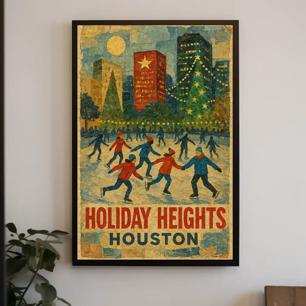 Holiday Heights In Houston Poster