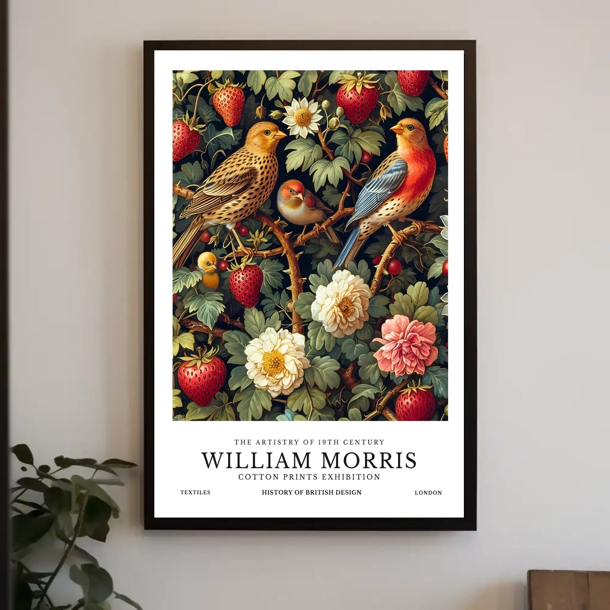 William Morris Arts and Crafts Heritage Poster
