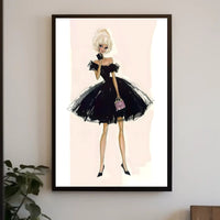 Elegant Fashion Illustration Poster