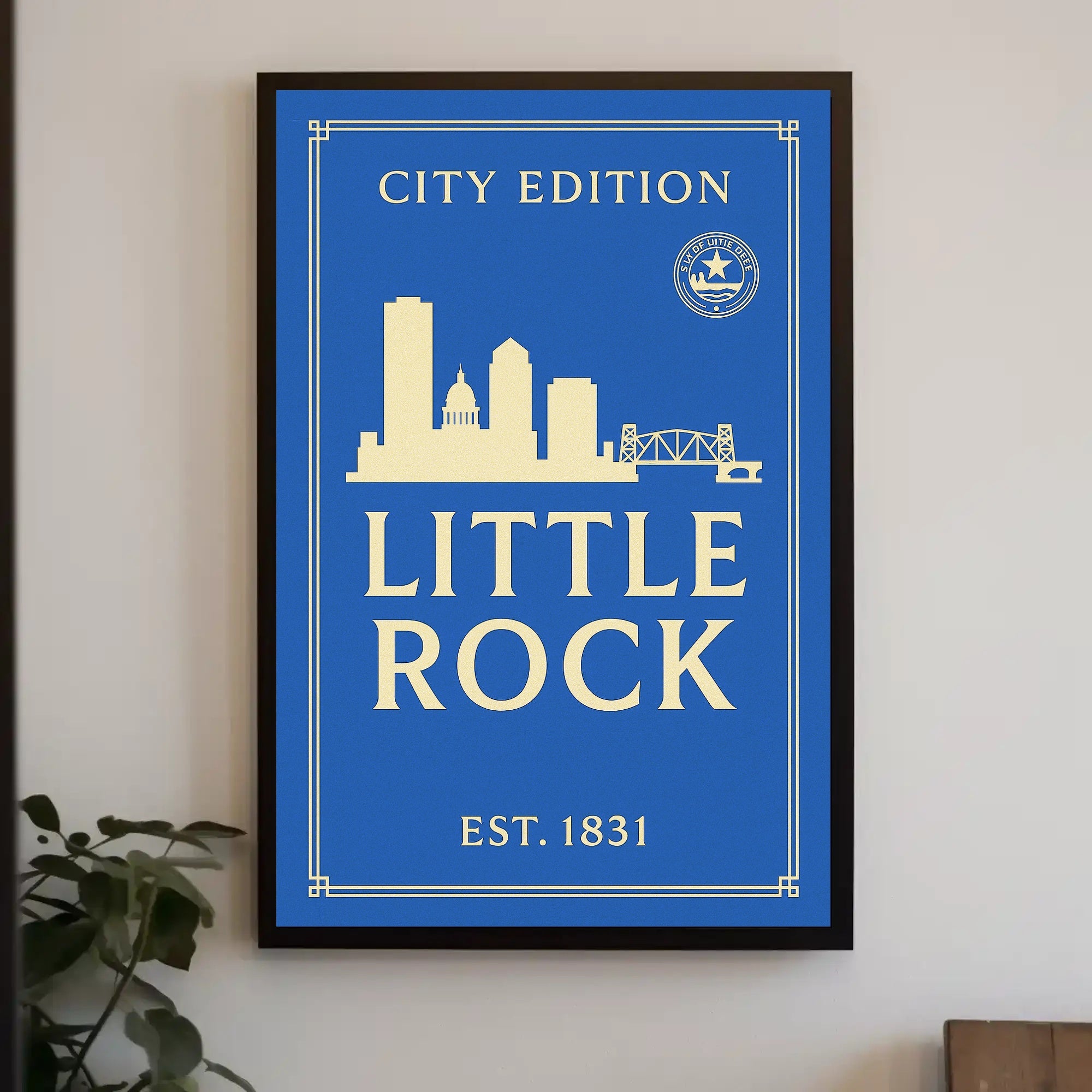 Little Rock City Edition Poster PosterGoat