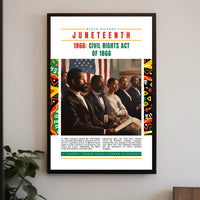 Civil Rights Act 1866 Empowerment Historical or Presidential Poster