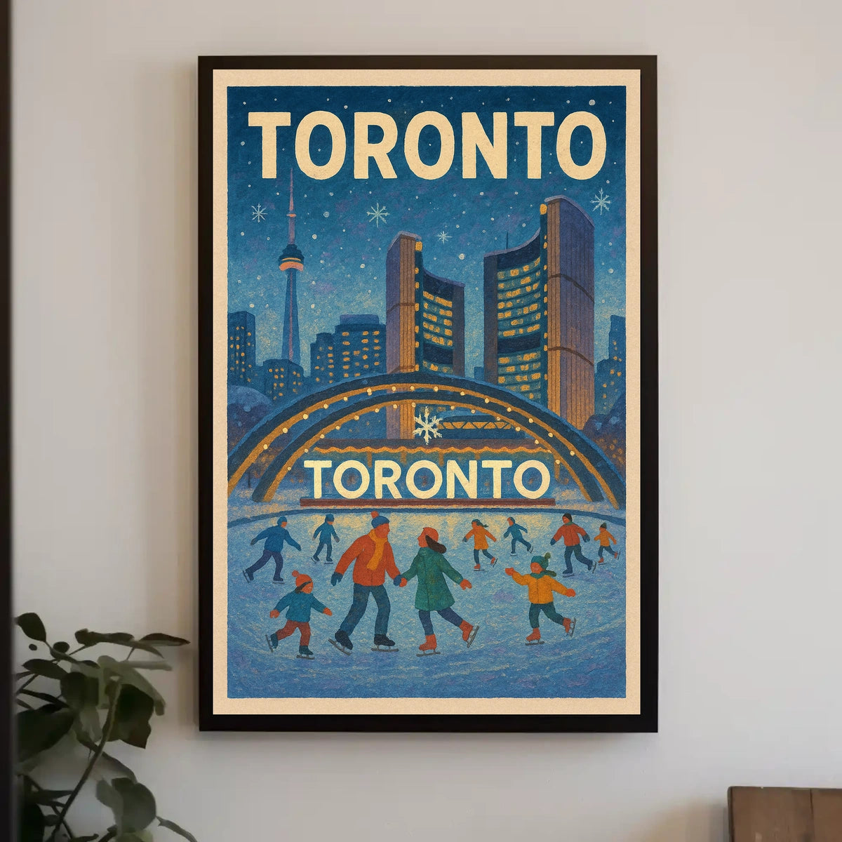 Winter in Toronto Poster