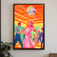 Retro Disco Night Poster