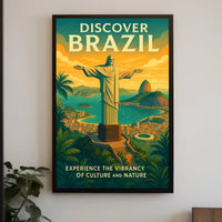 Discover Brazil Poster
