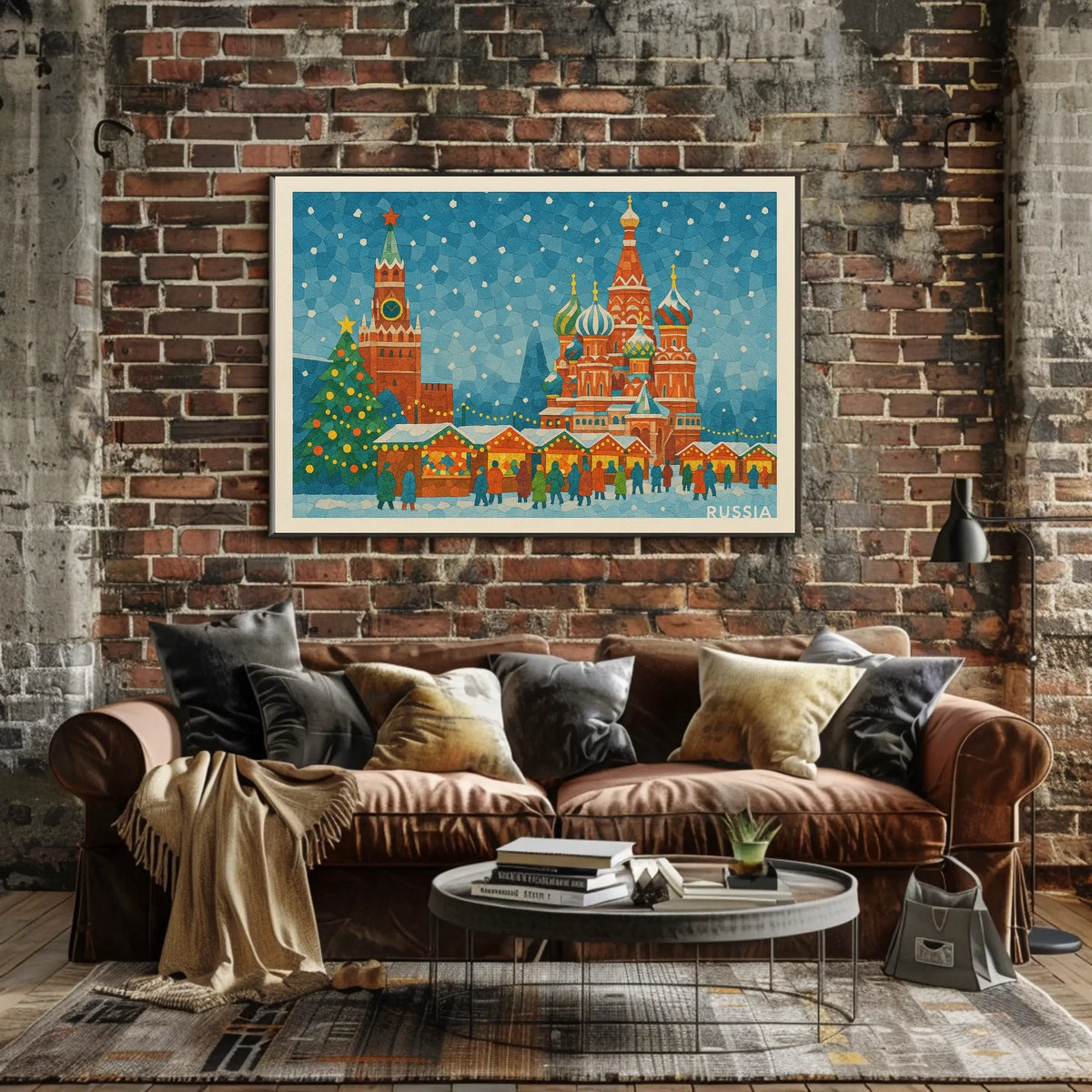 Winter Festivities in Russia Poster