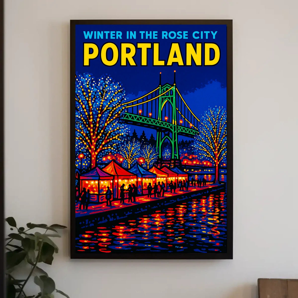 Winter In The Rose City Poster