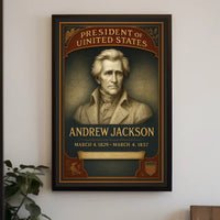 Andrew Jackson President of the United States Poster