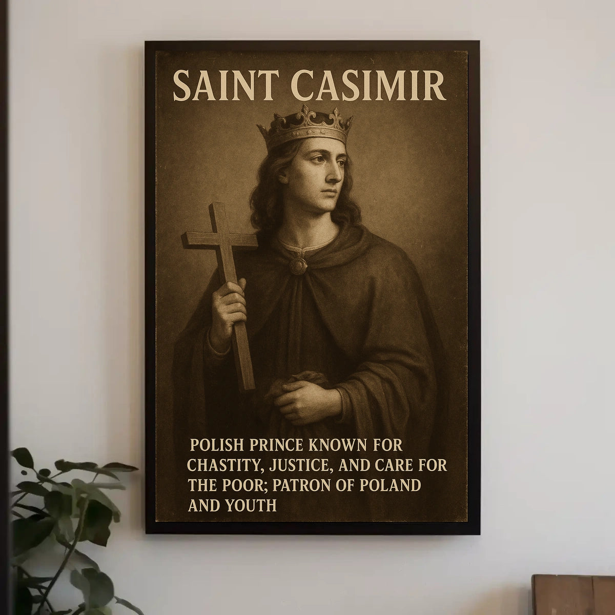 Saint Casimir Patron Of Poland And Poster