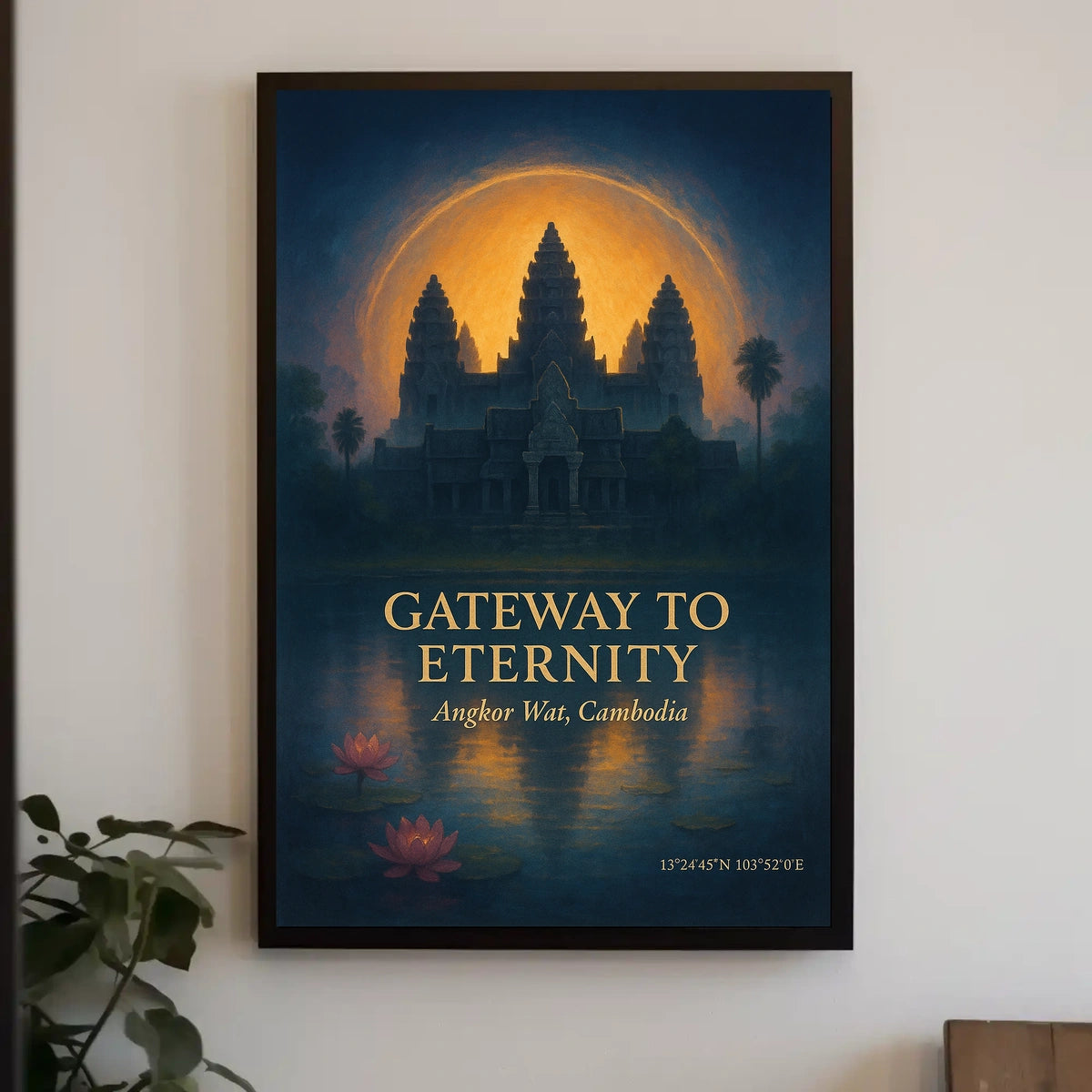 Gateway to Eternity Angkor Wat Poster