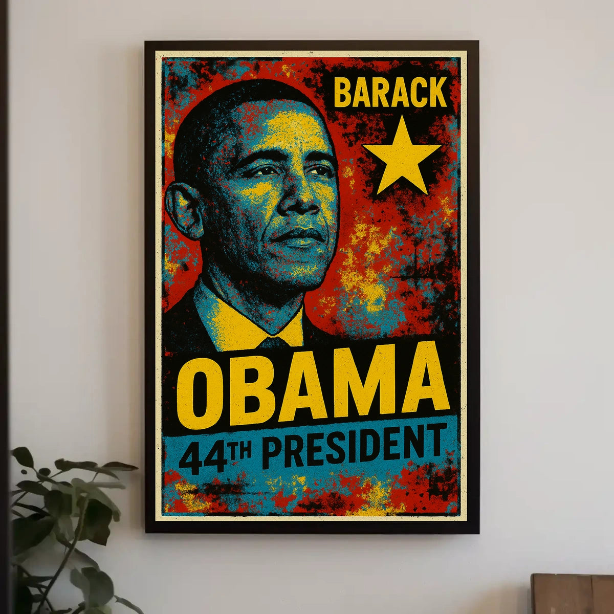 Barack Obama 44th President of the United States Graffiti Pop Art Poster