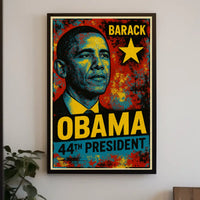 Barack Obama 44th President of the United States Graffiti Pop Art Poster