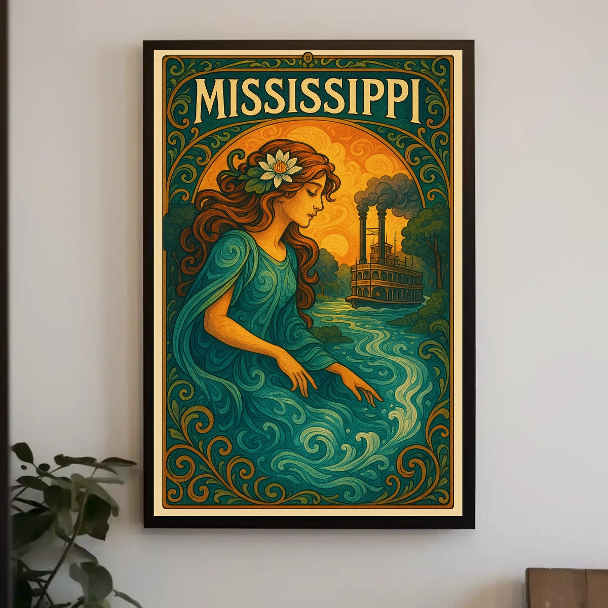 Mississippi River Spirit Poster