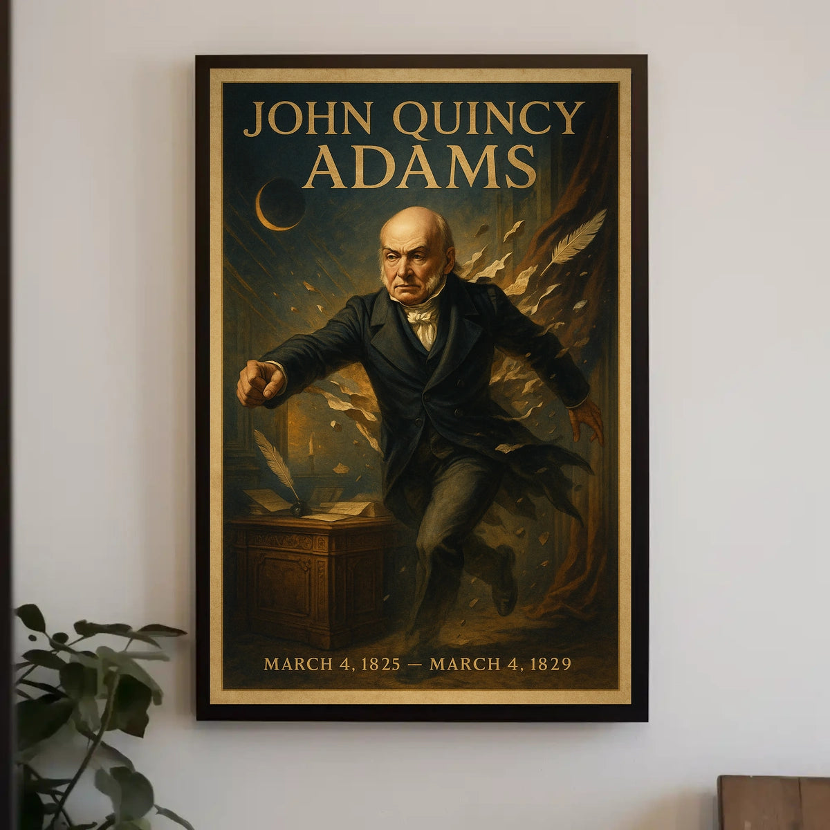 John Quincy Adams 6th President Poster