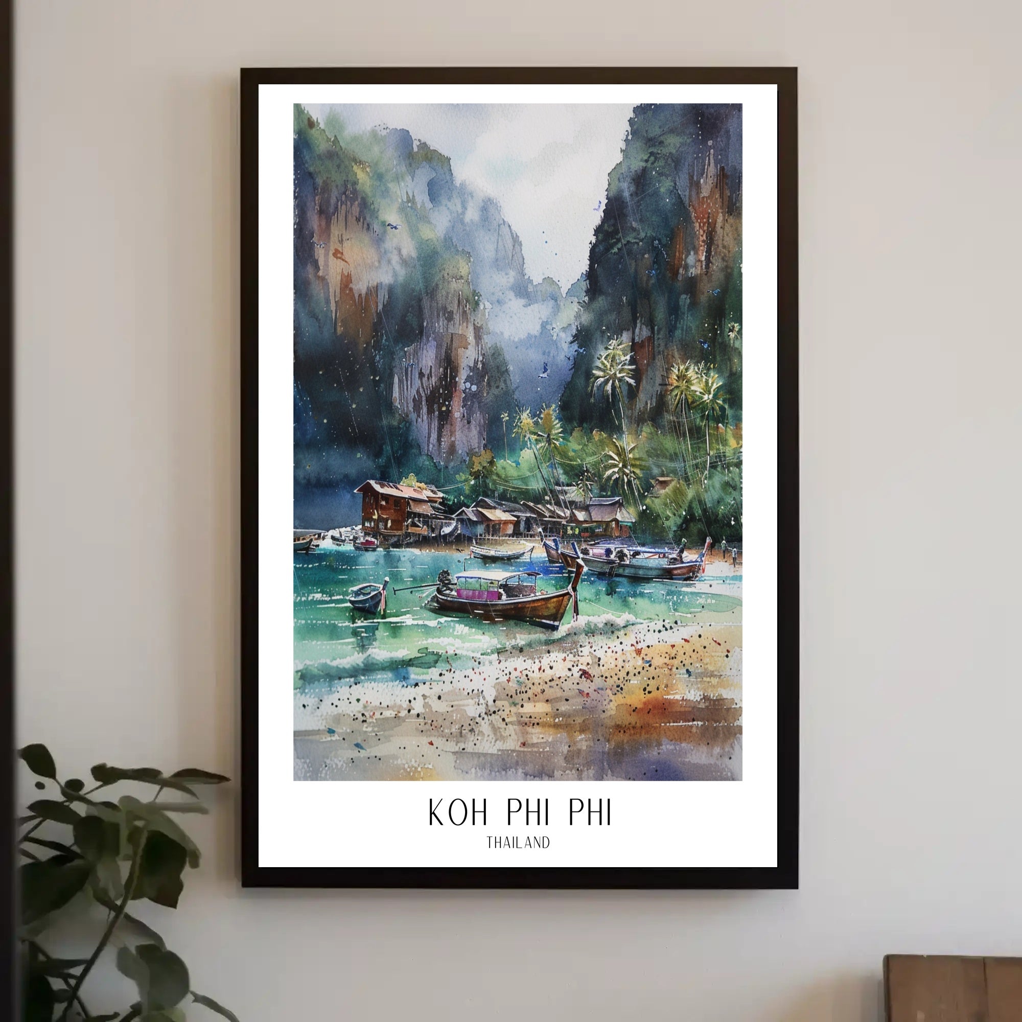 Koh Phi Phi Island Paradise Travel Poster PosterGoat