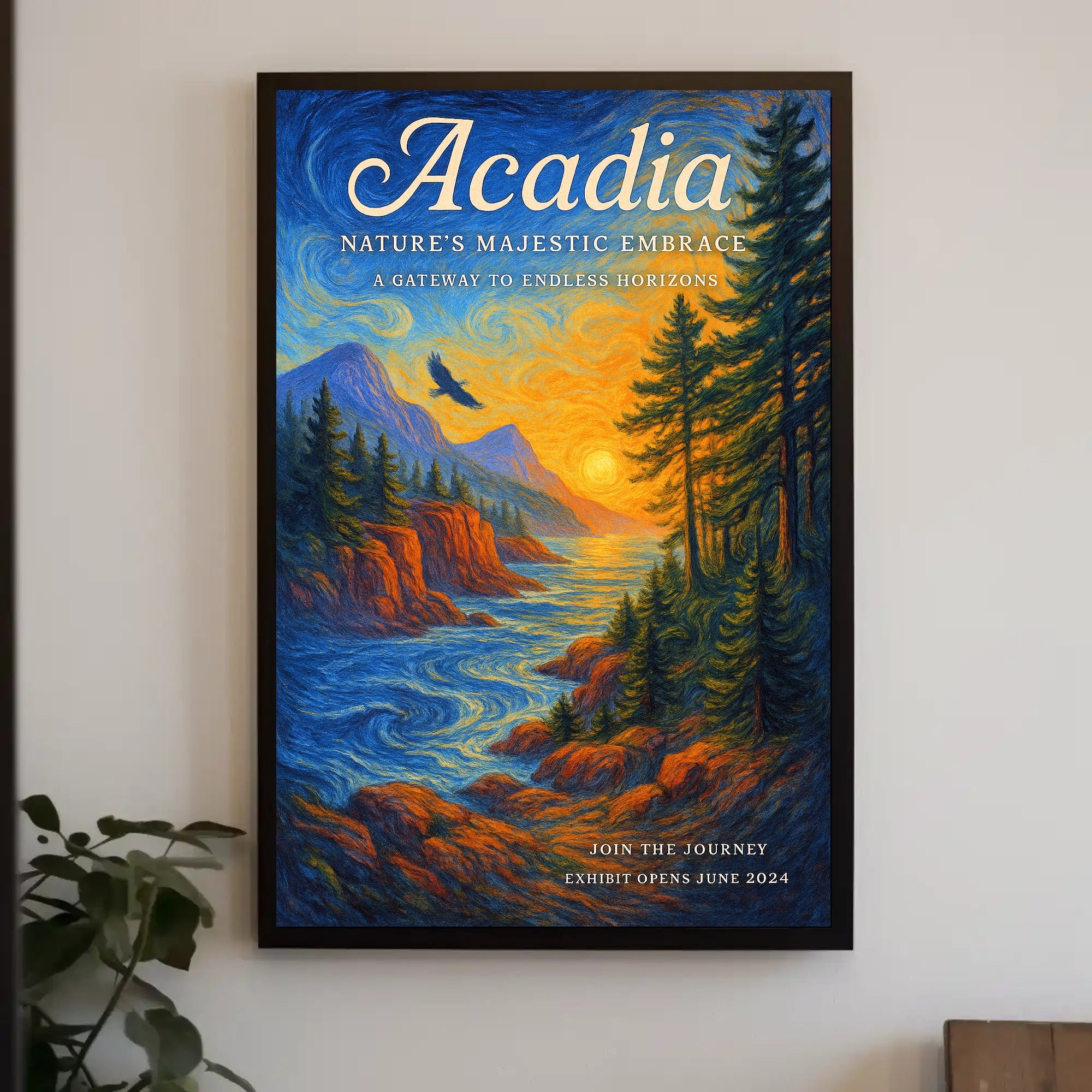 Nature's Majestic Embrace Art Print - National Park Poster