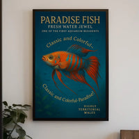 Paradise Fish Fresh Water Jewel Poster