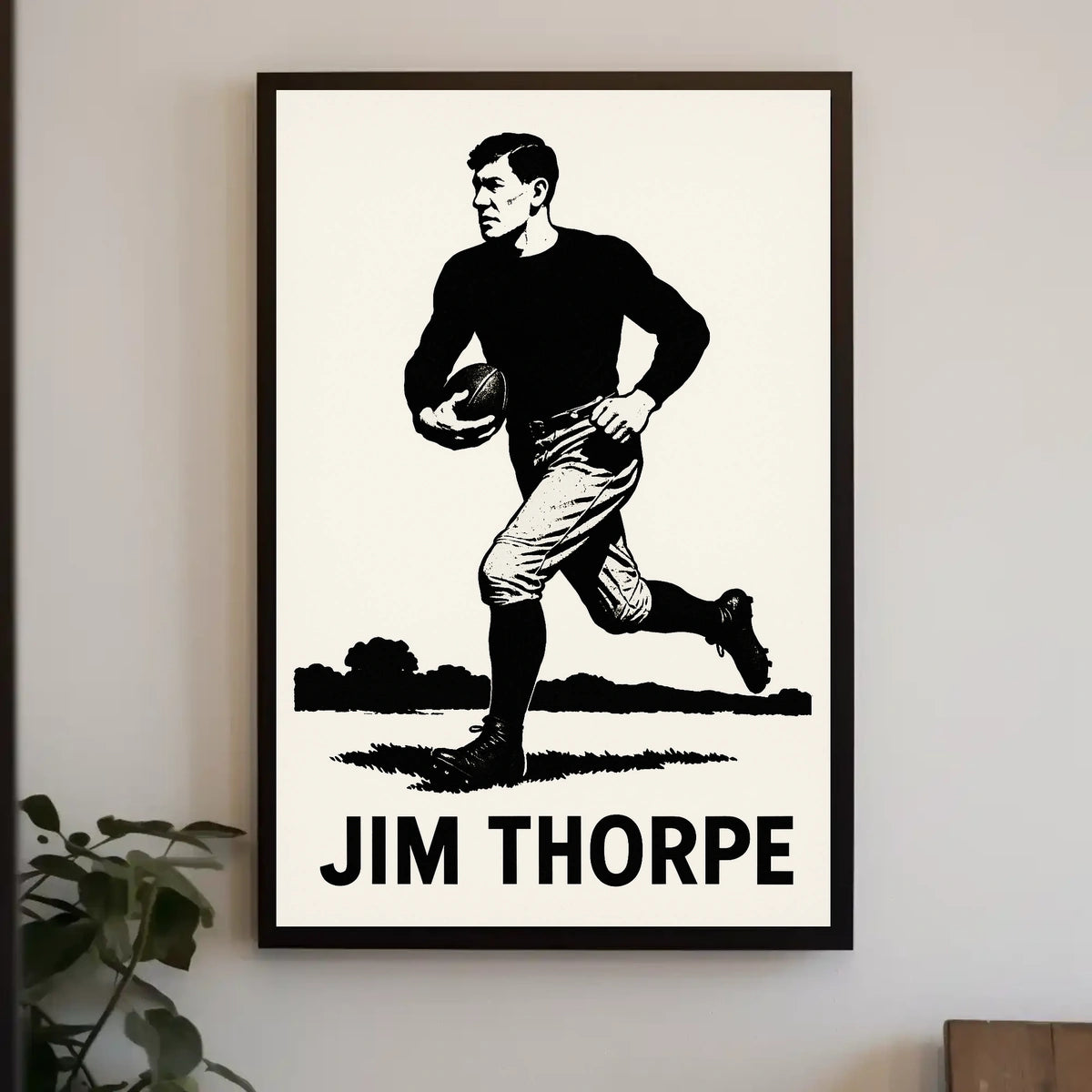 Jim Thorpe Legendary Athlete Poster