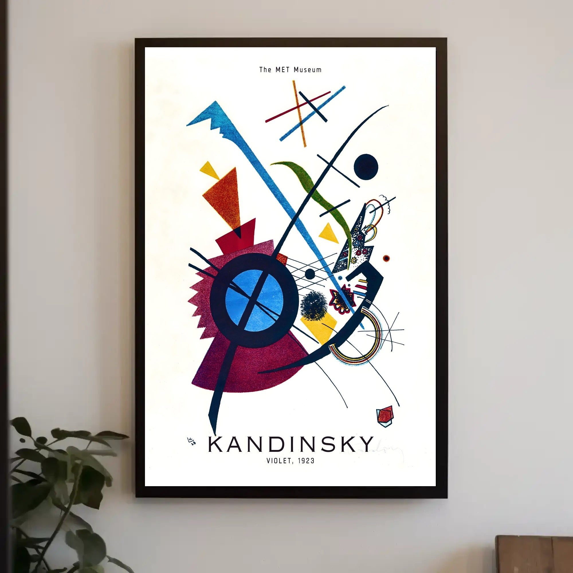 Kandinsky Violet 1923 Poster