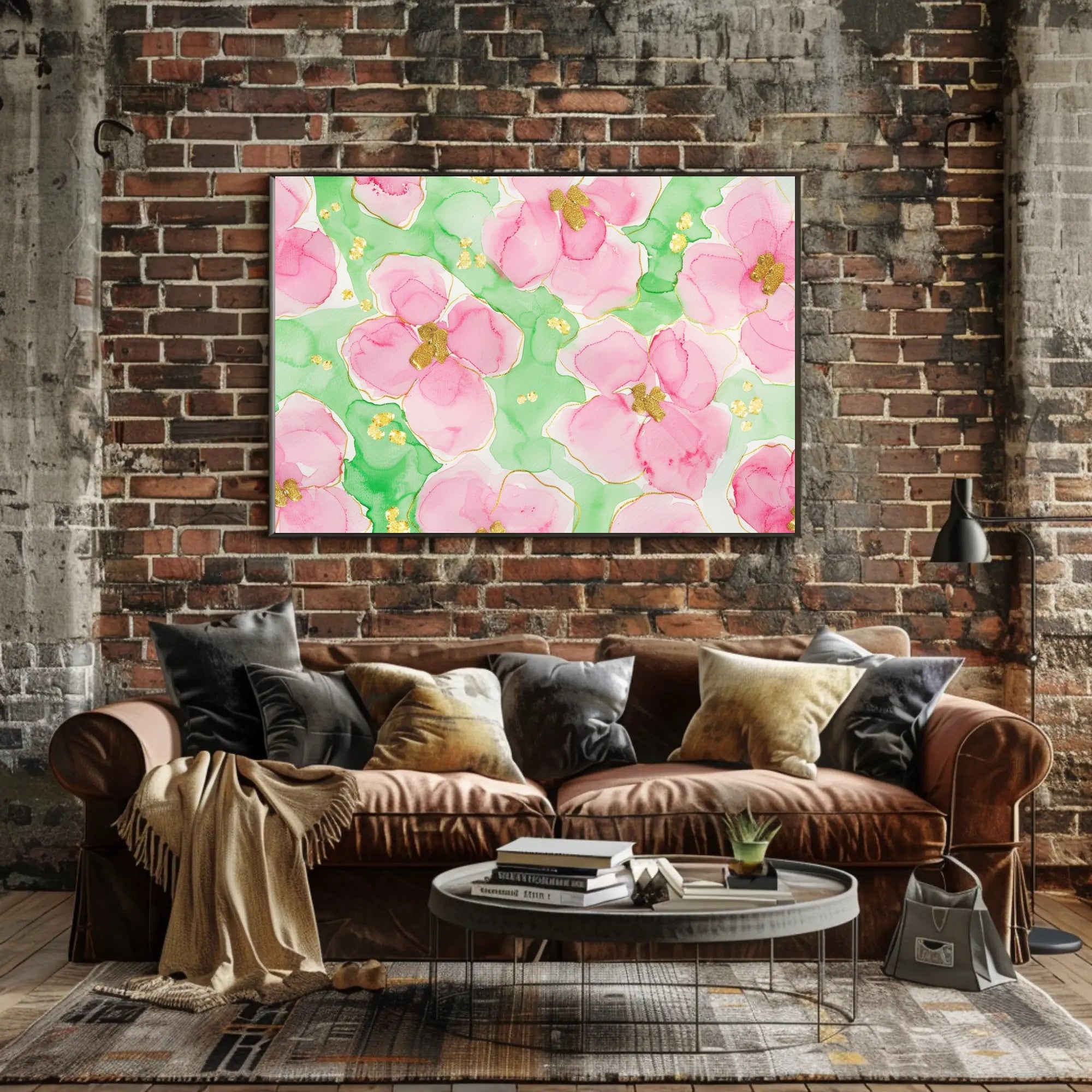 Floral Watercolor Delight Poster