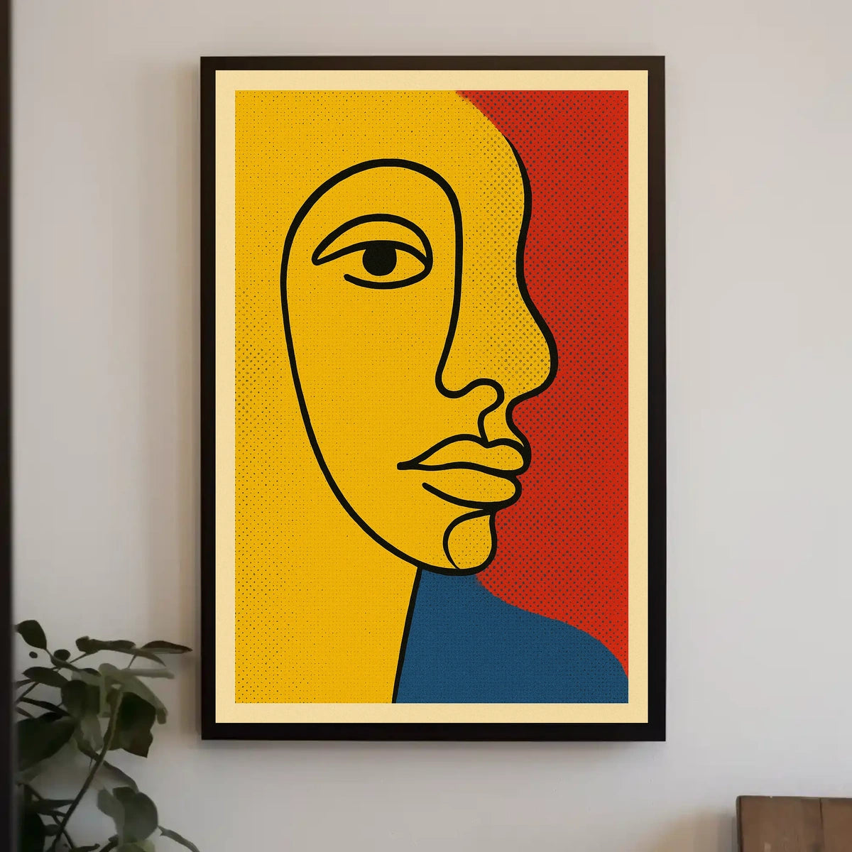Vibrant Abstract Portrait Poster