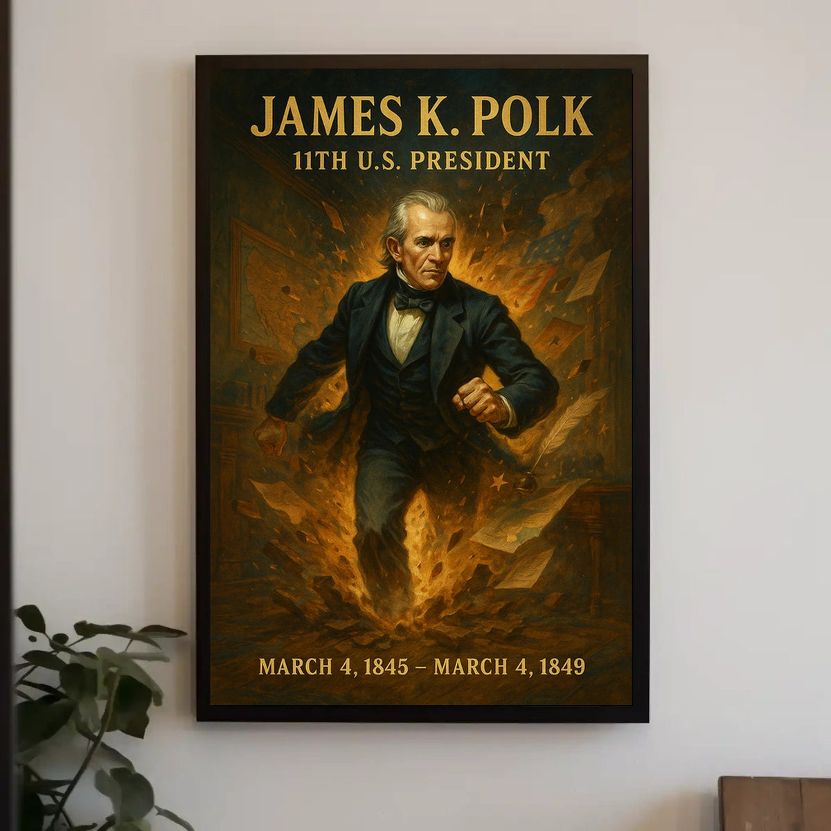 James K. Polk 11th President Poster
