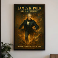 James K. Polk 11th President Poster