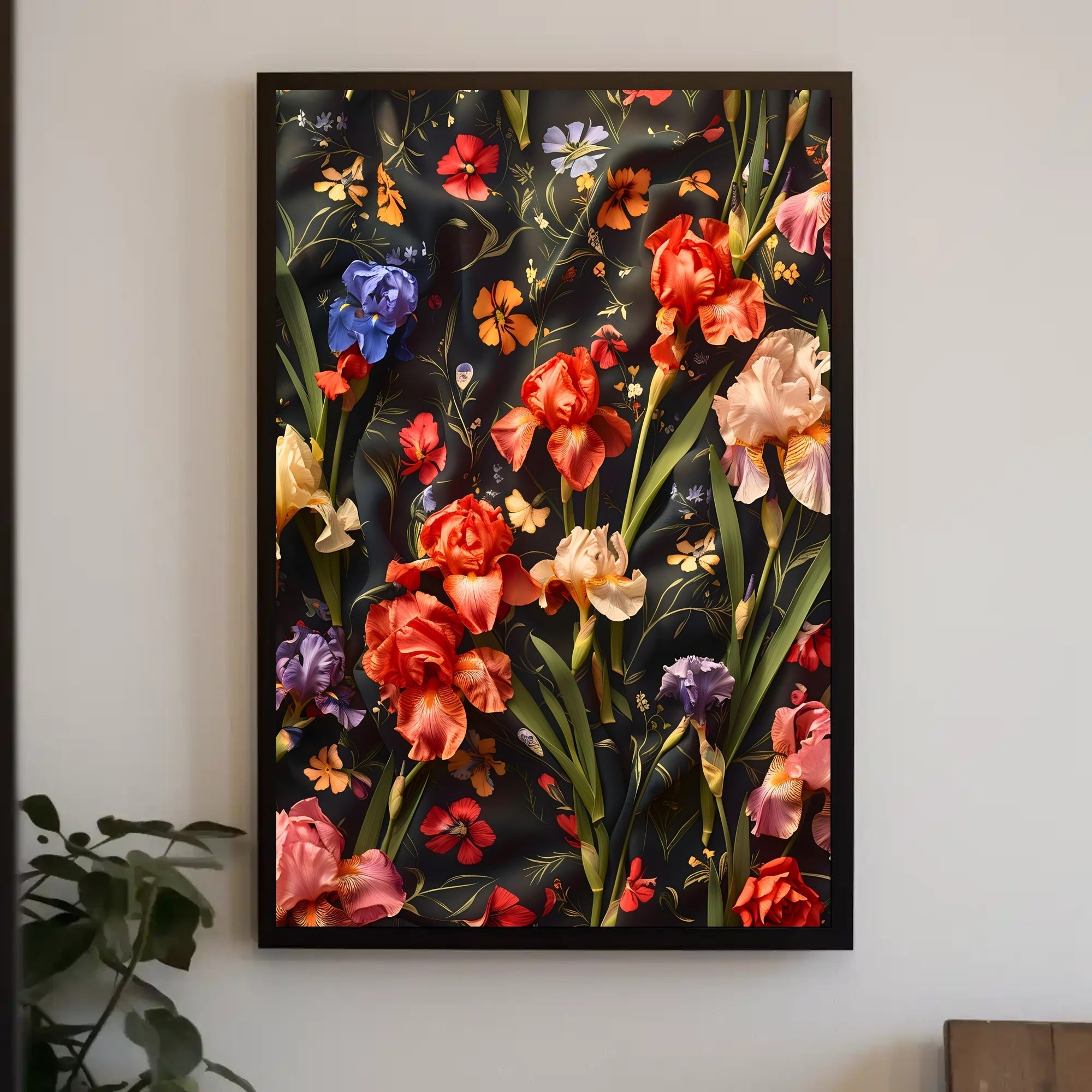 Floral Symphony Wall Art Print for Home Decor