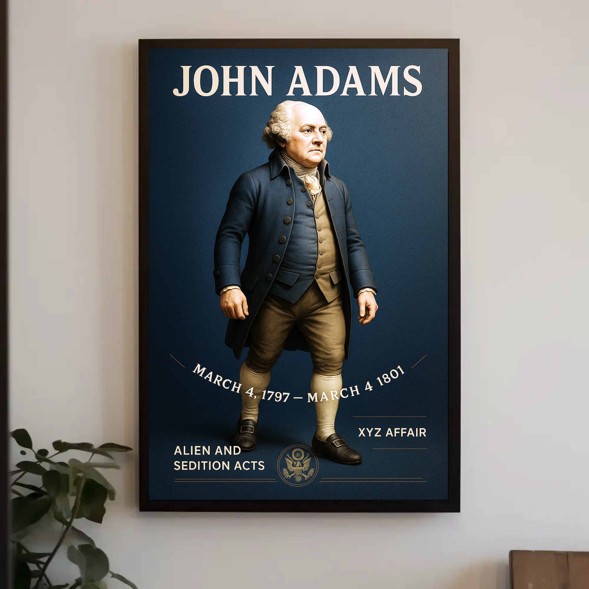 John Adams 2nd President Poster PosterGoat