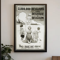 Belgium Relief Effort Compassionate Propaganda Poster PosterGoat