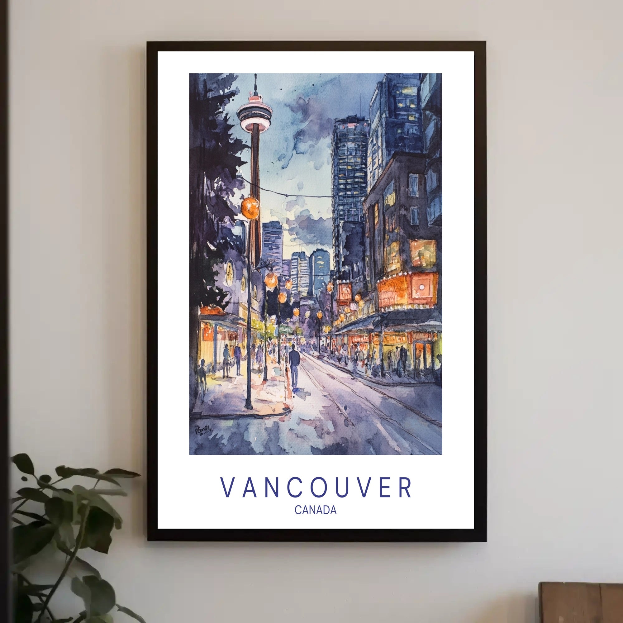 Vancouver Cityscape Poster PosterGoat