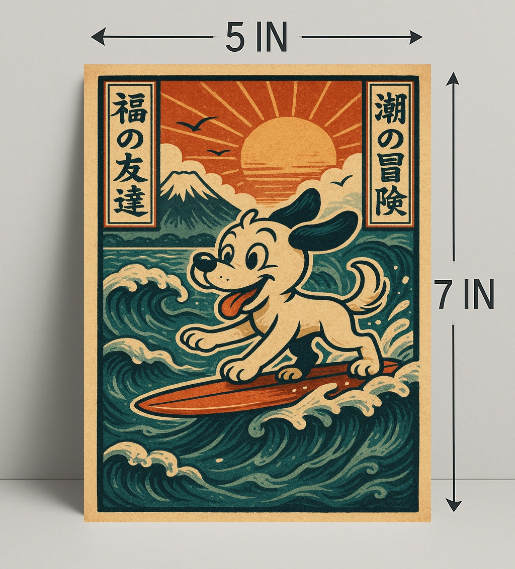 Surfing Adventure Poster PosterGoat