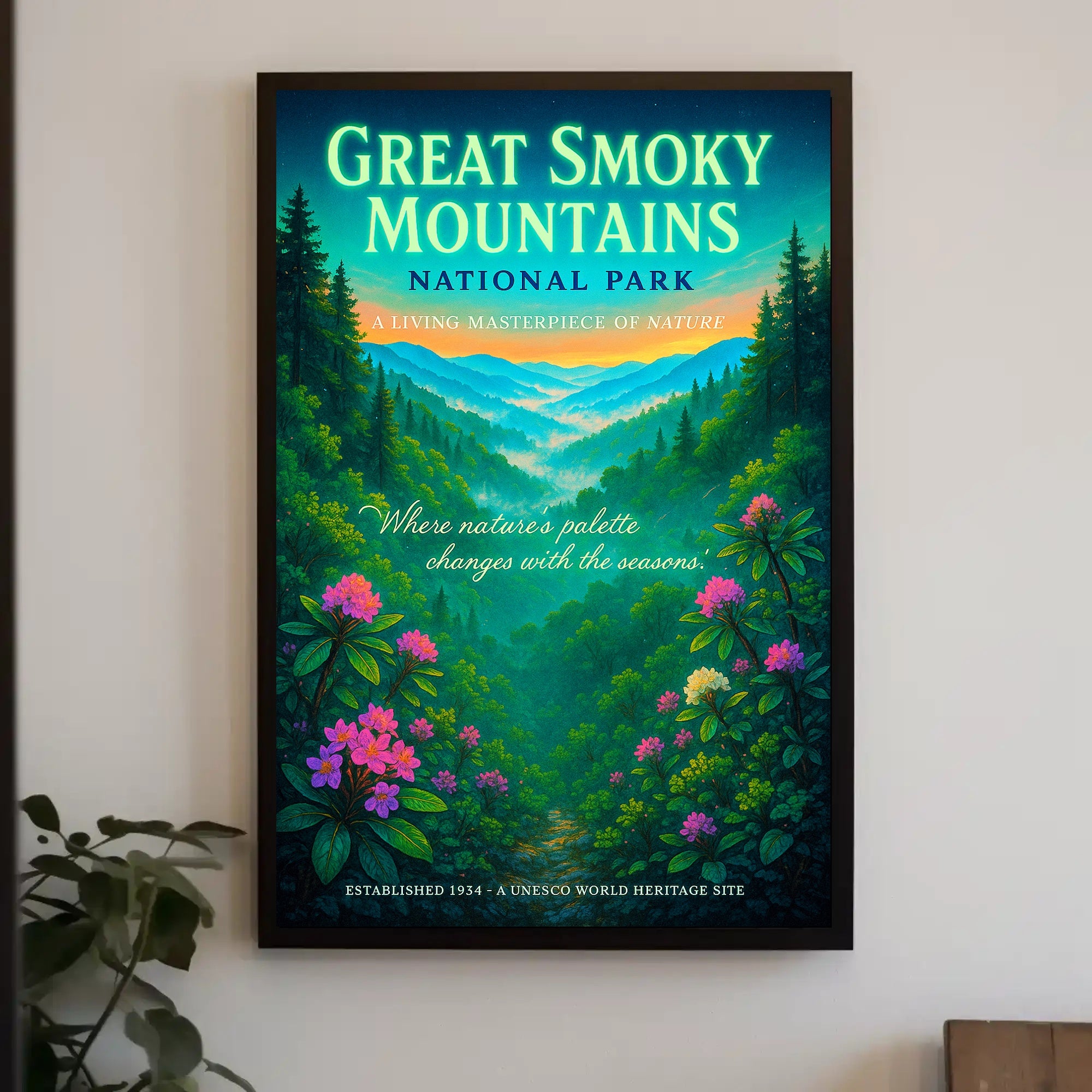 Great Smoky Mountains National Park Poster PosterGoat
