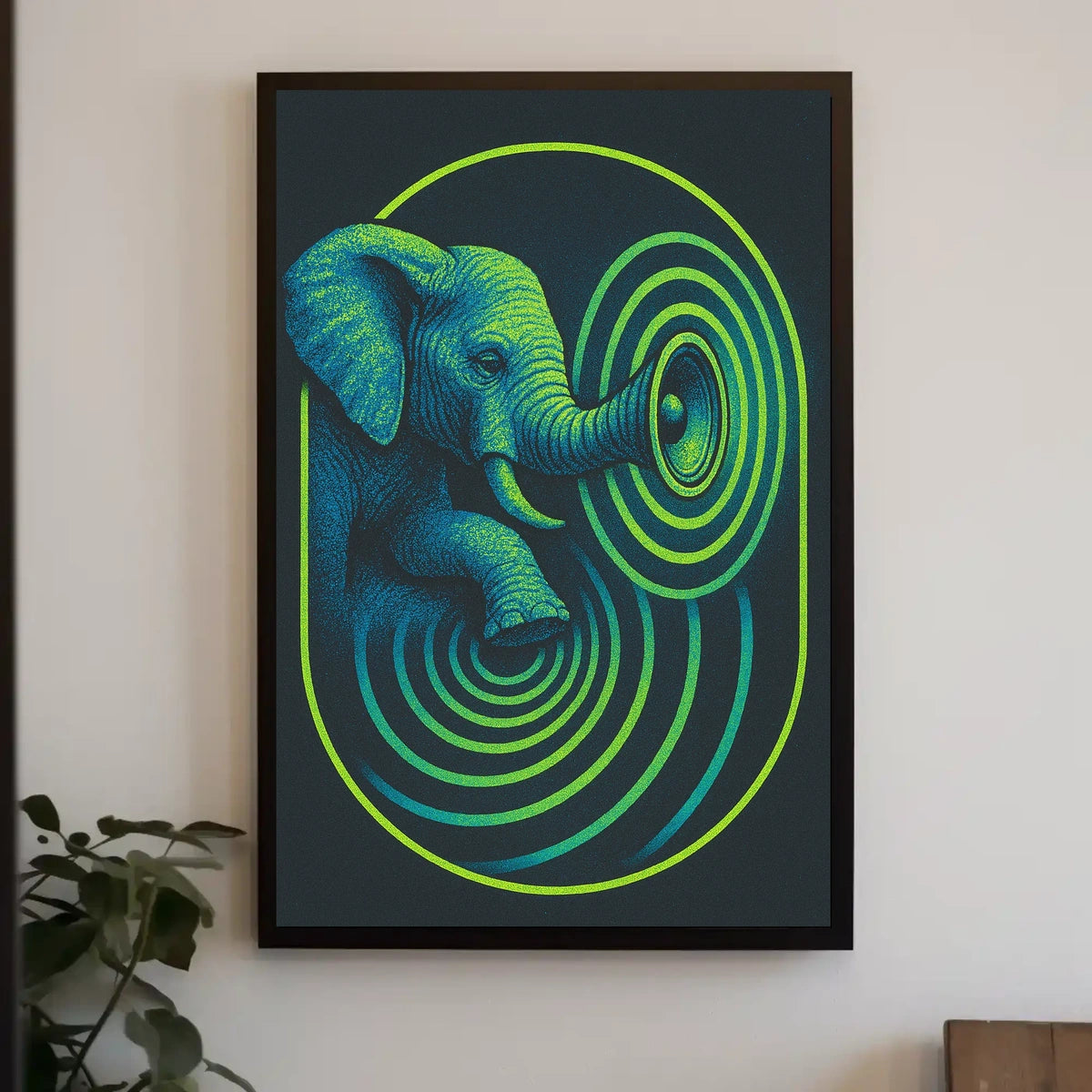 Echoing Elephant Poster
