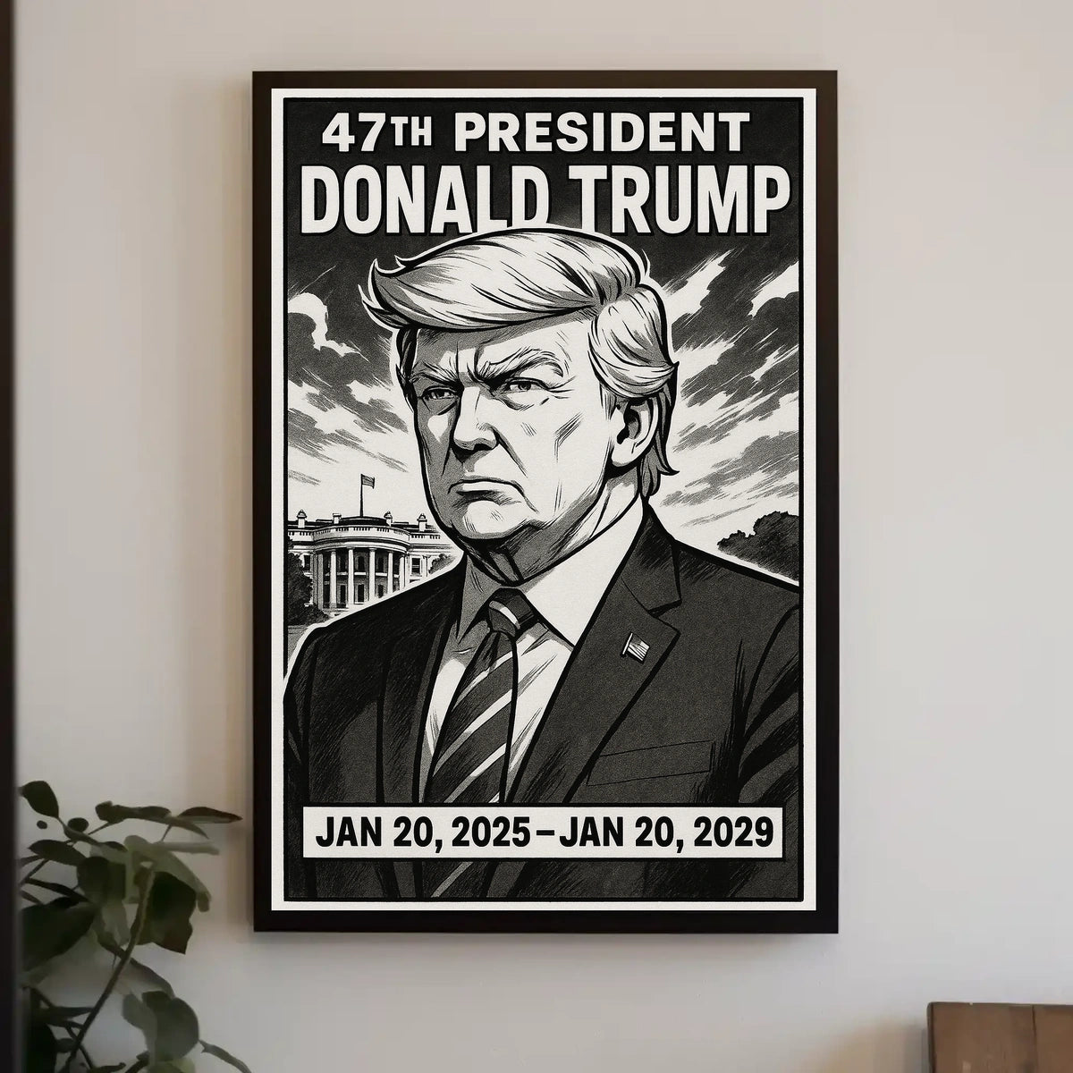 Donald Trump 47th President Poster