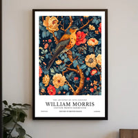 The Artistry of William Morris Cotton Prints Cultural Poster