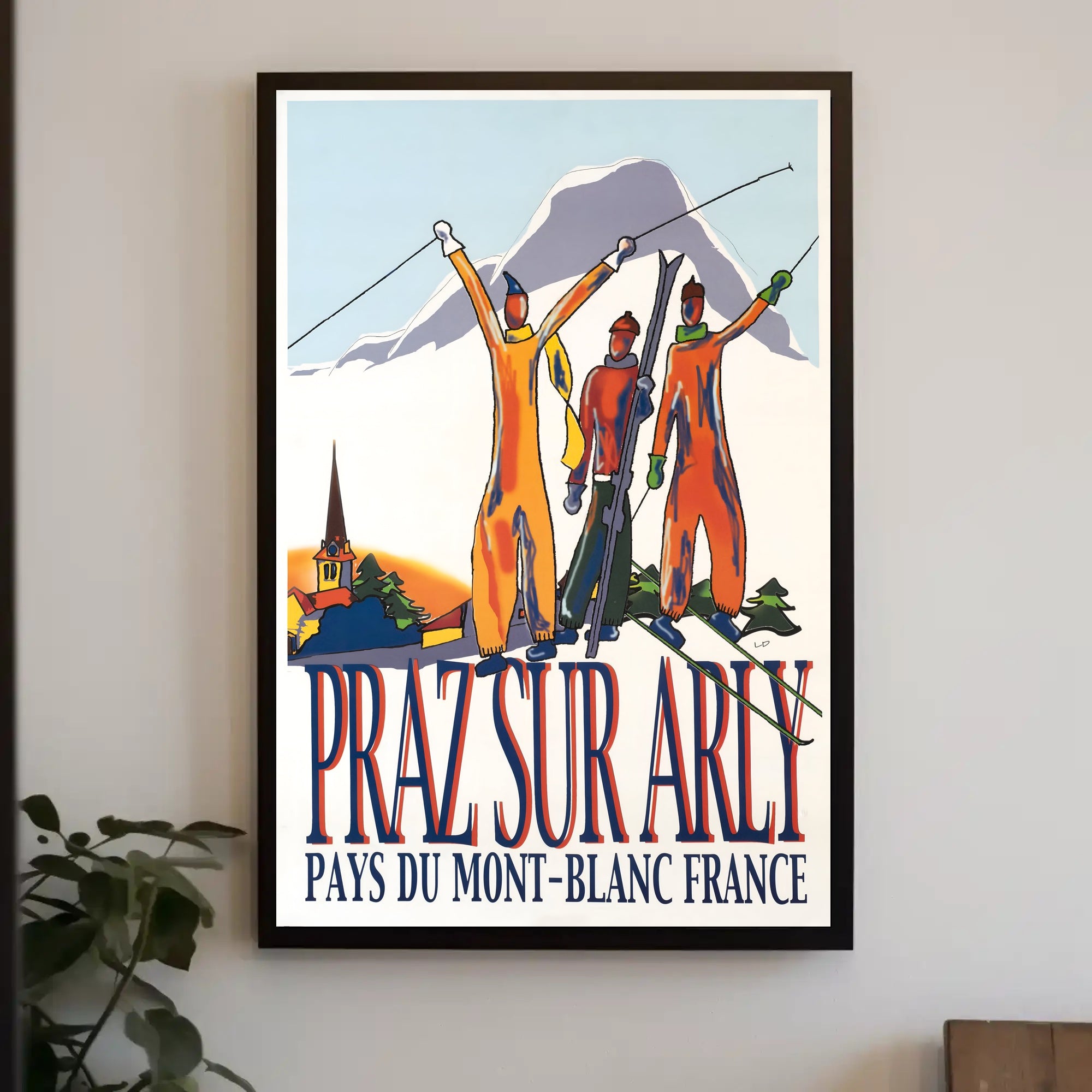 Praz Sur Arly Winter Sports Poster PosterGoat