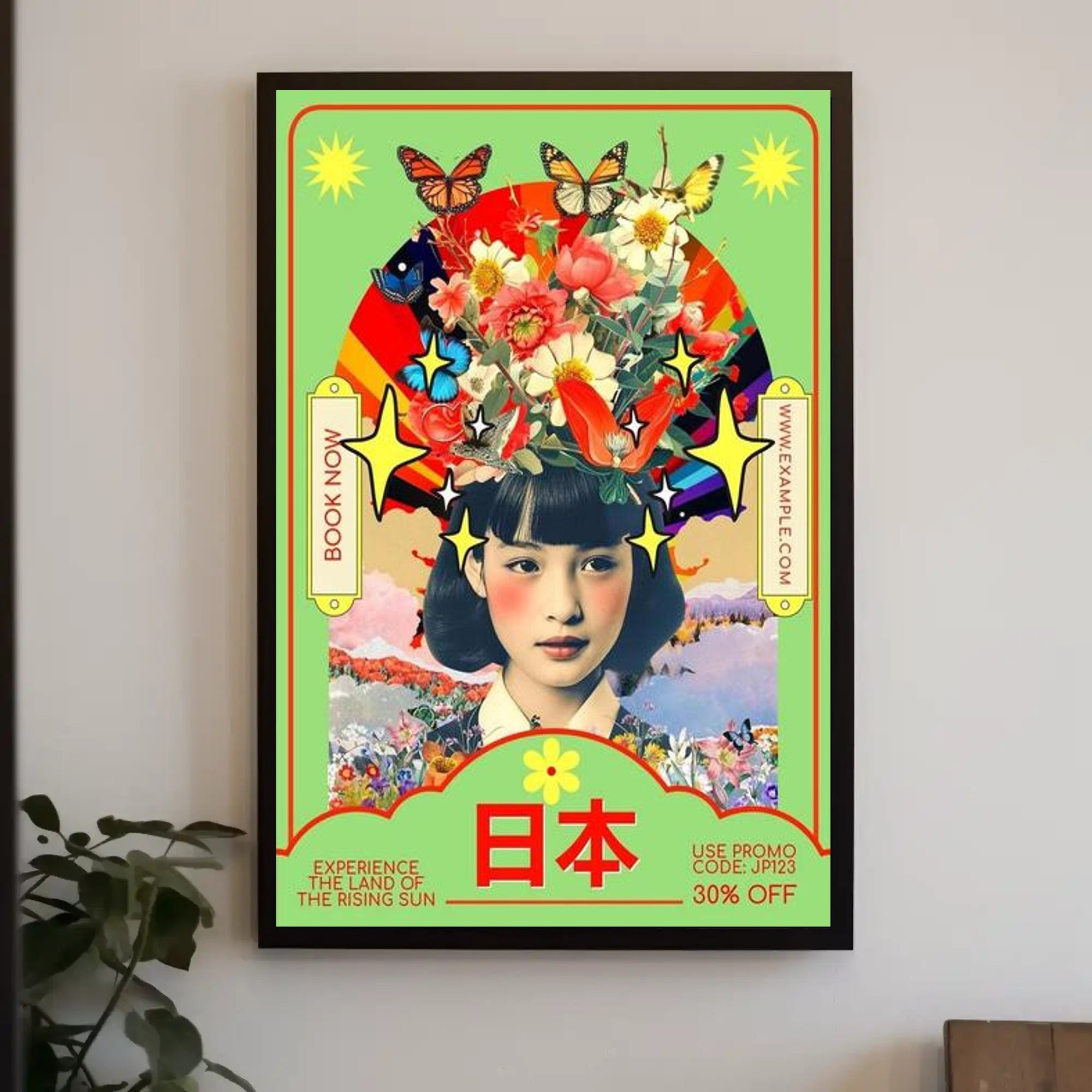Discover Japan's Vibrant Beauty Poster PosterGoat