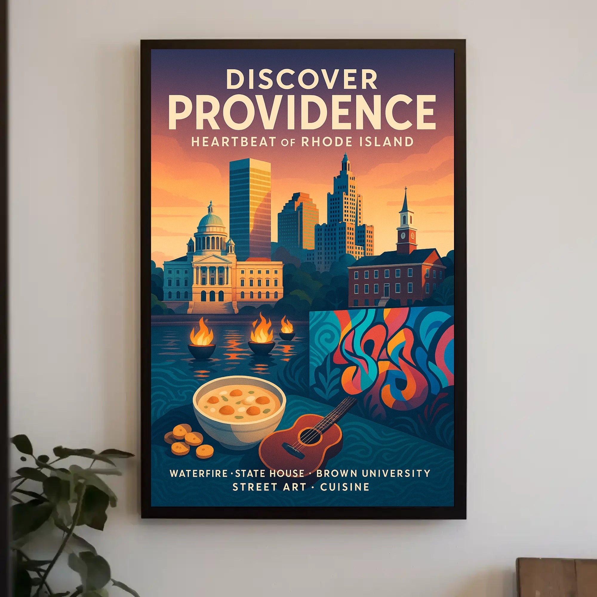 Discover Providence Poster PosterGoat