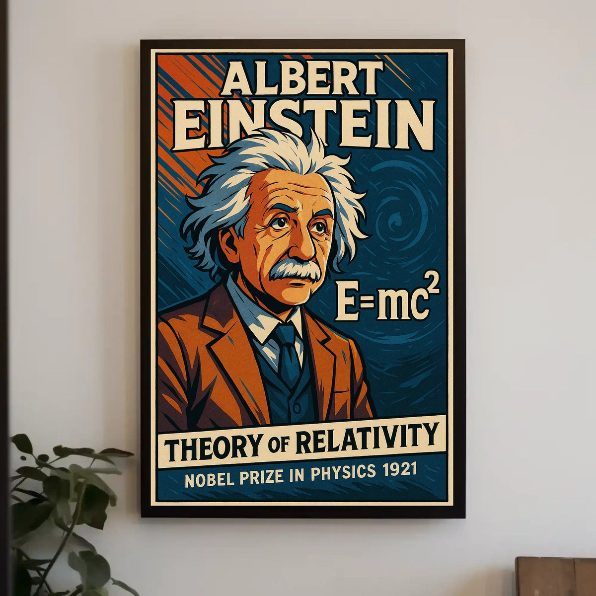 Albert Einstein Theory Of Relativity Poster