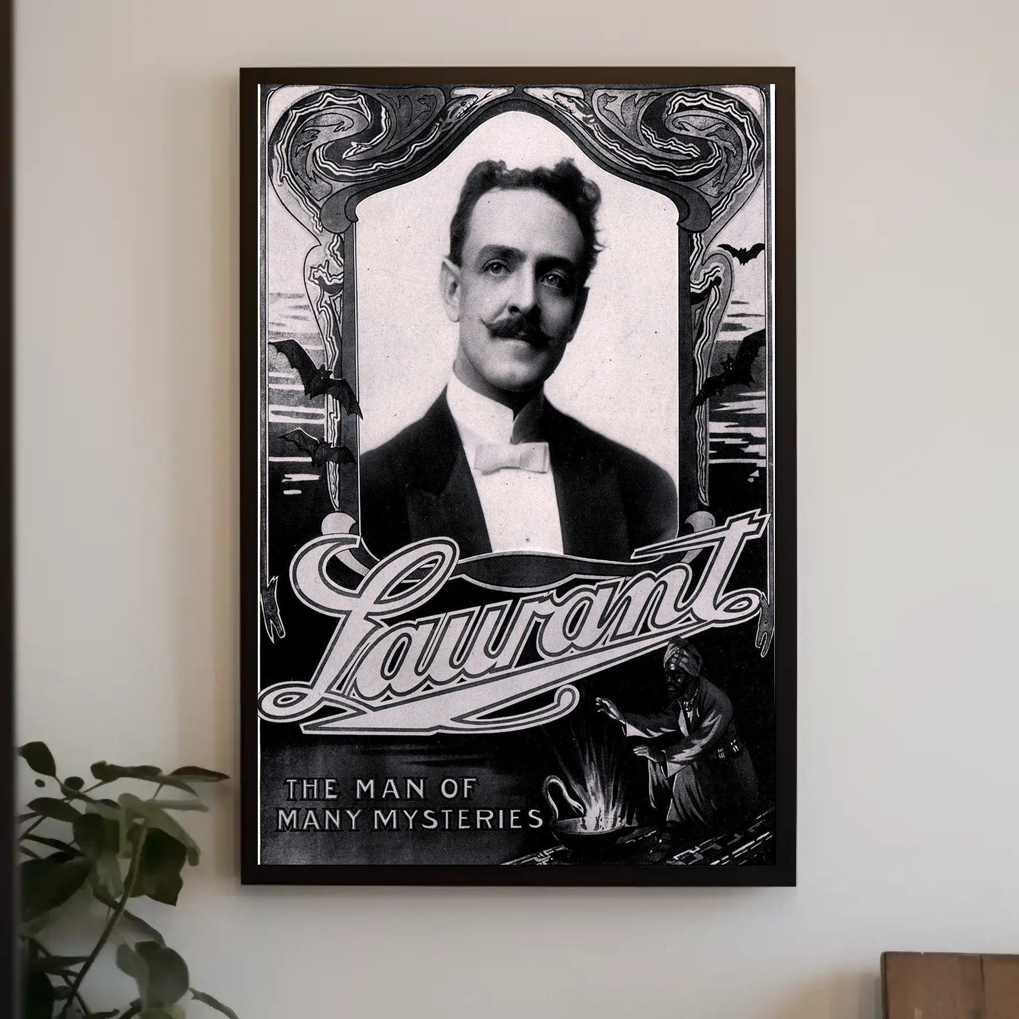 Laurant Magician Art Nouveau Style Cultural or Heritage Poster