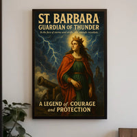 St. Barbara Guardian of Thunder Poster