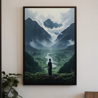 Serenity In The Mountains Poster