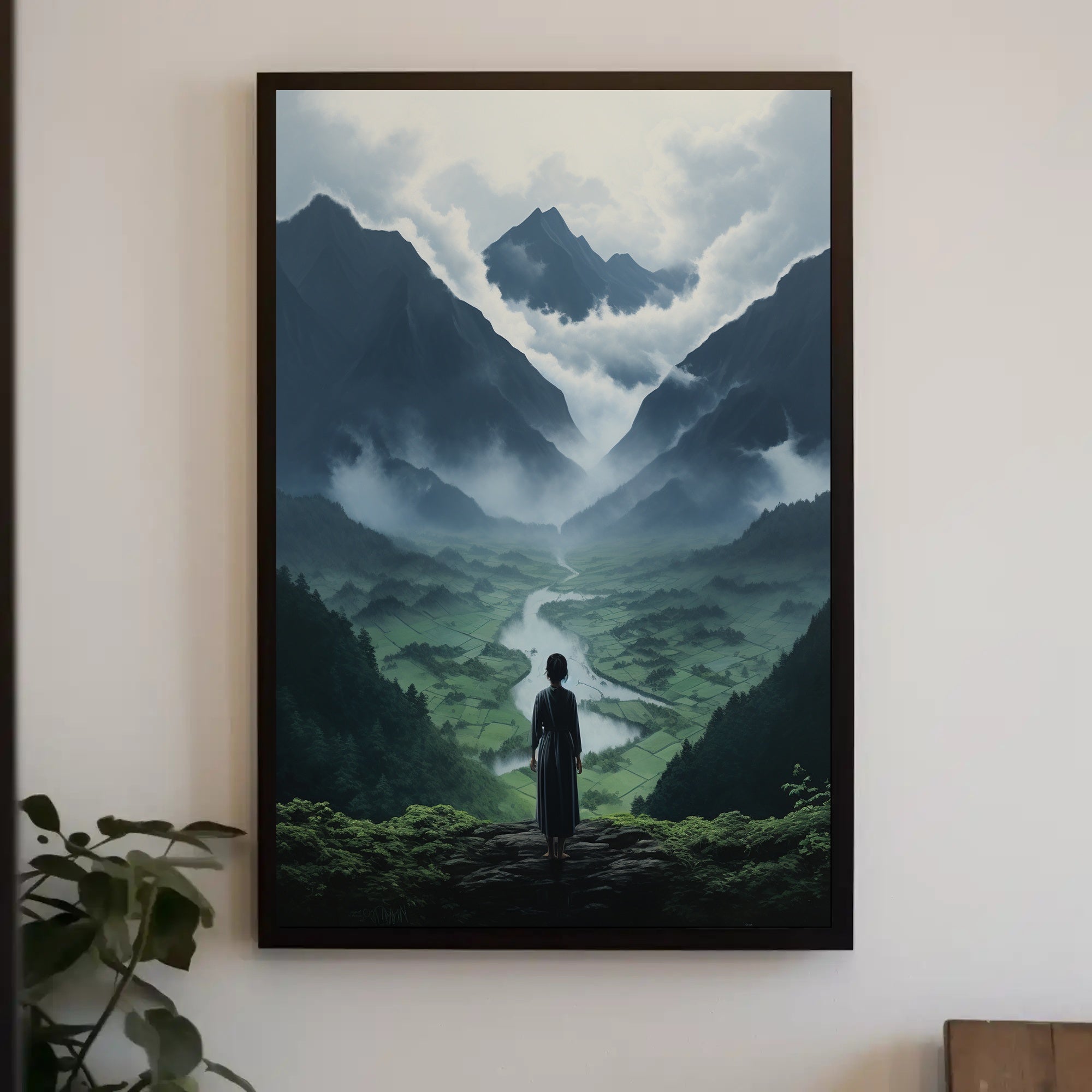 Serenity In The Mountains Poster