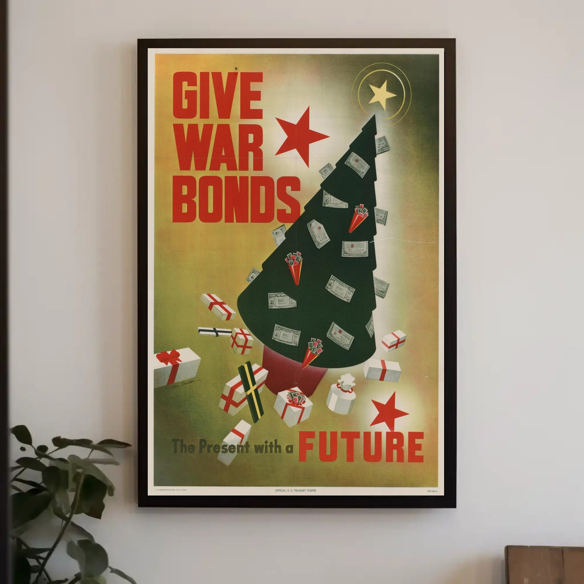 War Bonds Holiday Promotion Poster PosterGoat