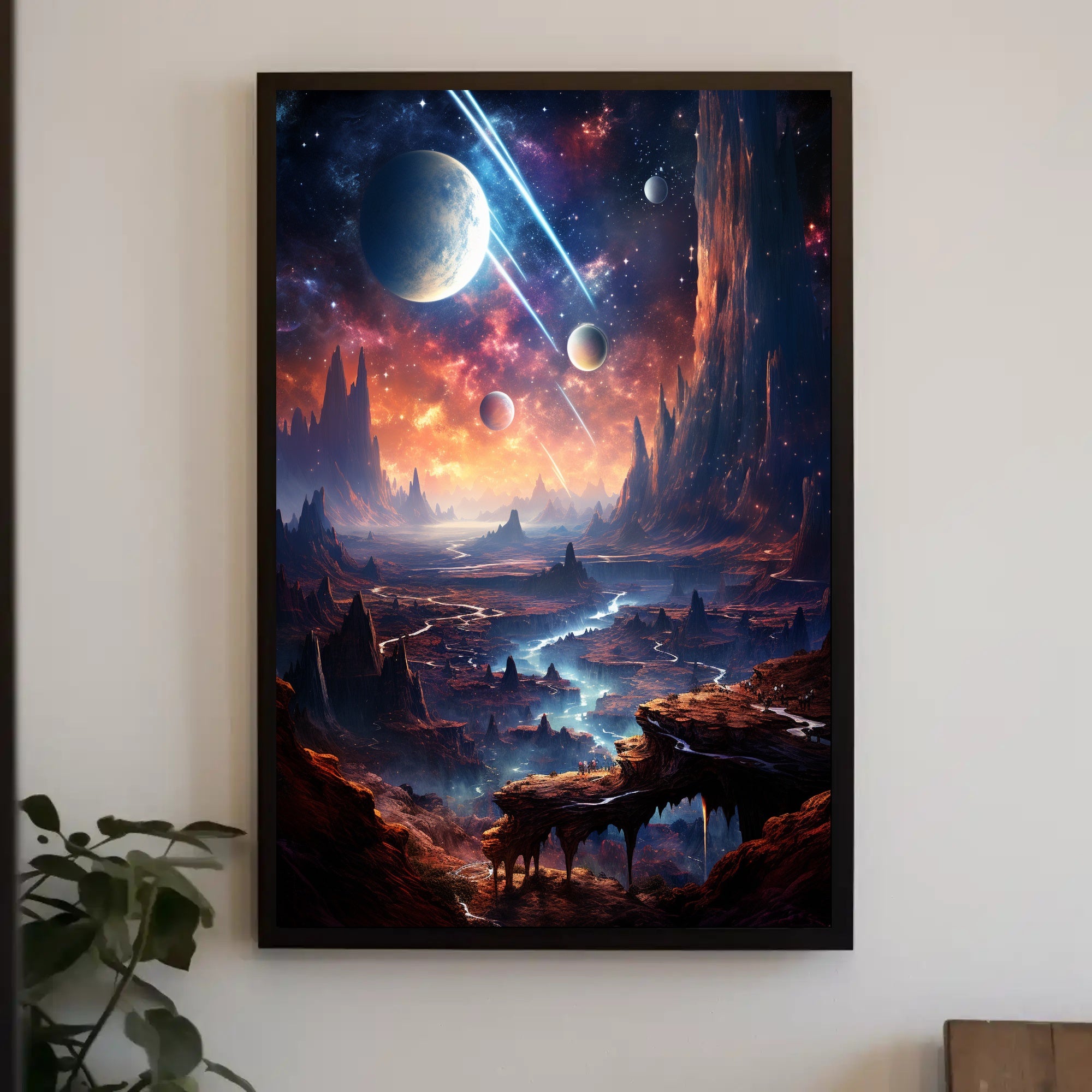 Cosmic Landscape Poster PosterGoat