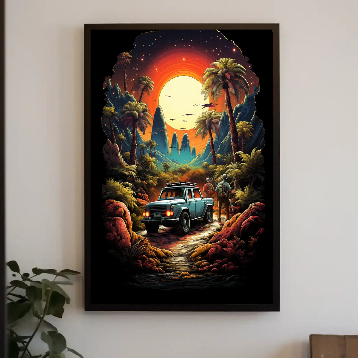 Journey Through a Vibrant Wilderness Poster