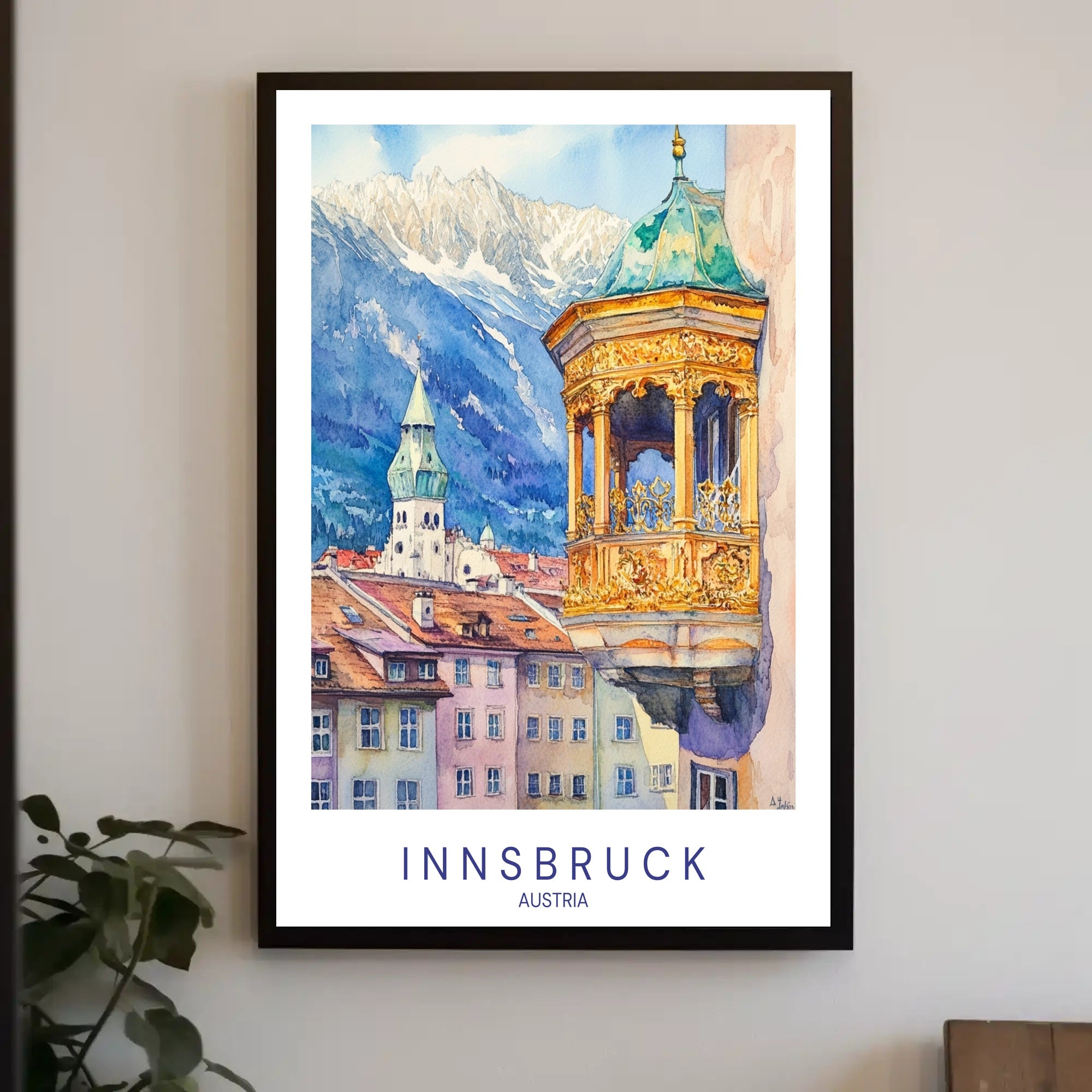 Innsbruck Charm Poster PosterGoat