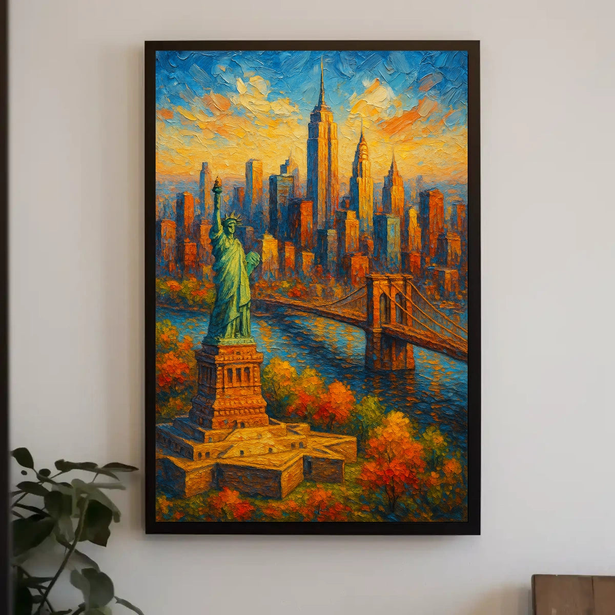 Autumn in New York Cityscape Painting