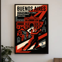 Buenos Aires Highlights Wall Art Print PosterGoat