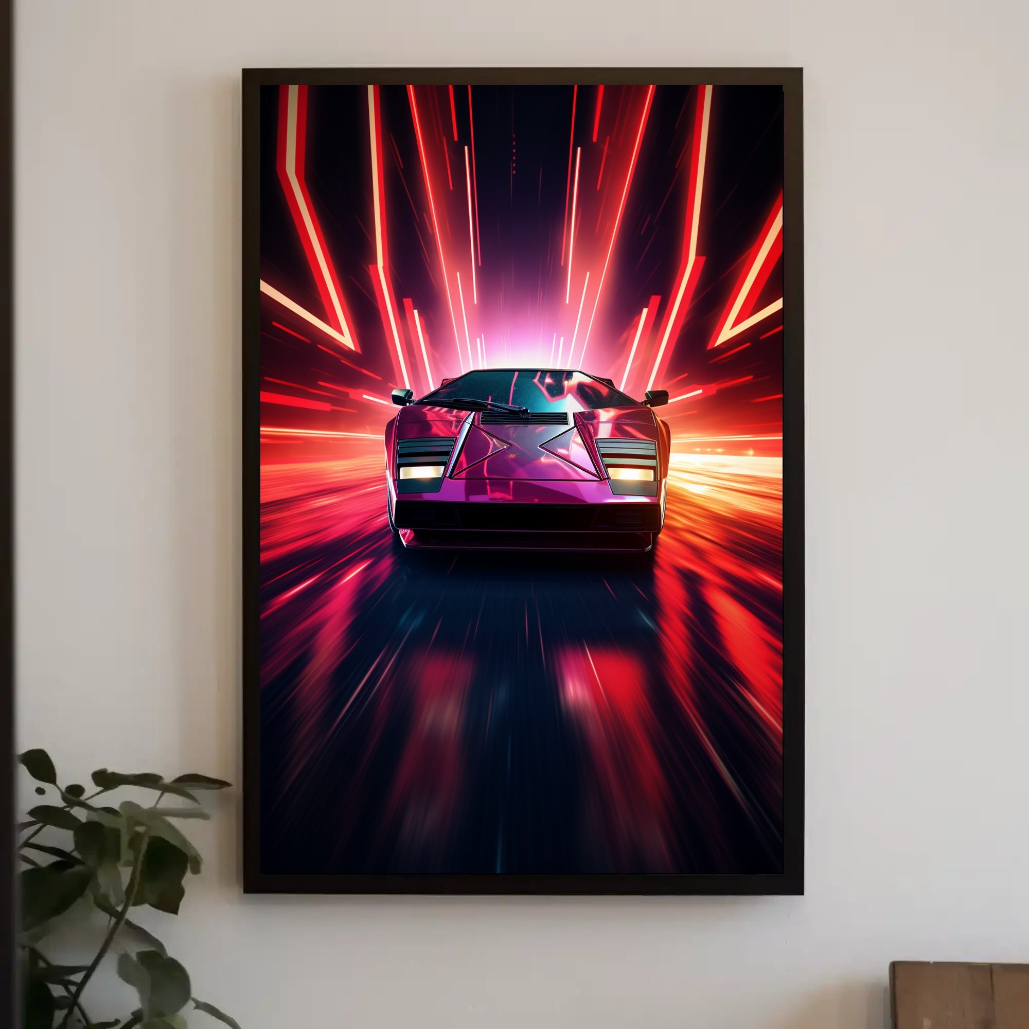Neon Speed Poster PosterGoat